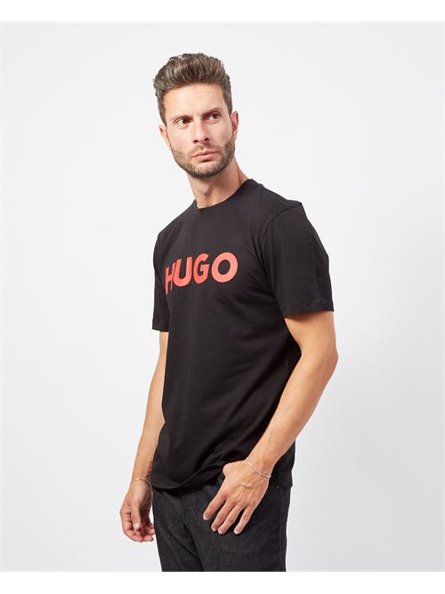 Hugo men's crew-neck t-shirt in cotton jersey HUGO | 50467556001